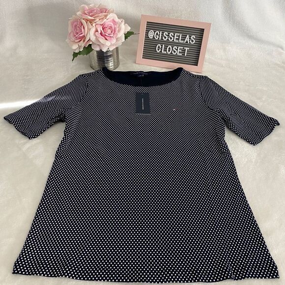nwt Tommy Hilfiger shirt size Small Navy - Picture 2 of 5